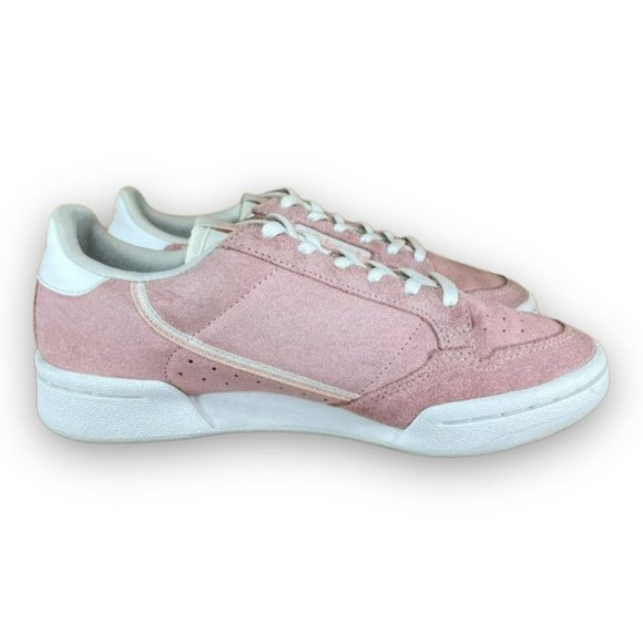 adidas Originals Continental 80 Sneakers EE6423 Suede Pink White Youth 4 Women 5 - Picture 3 of 9